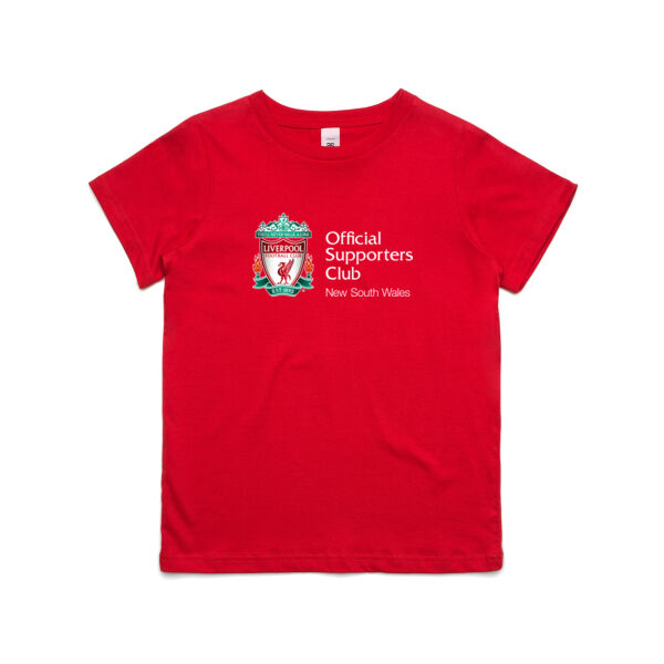 OLSC New South Wales -Large Logo - Youth Tee - Red Thumbnail