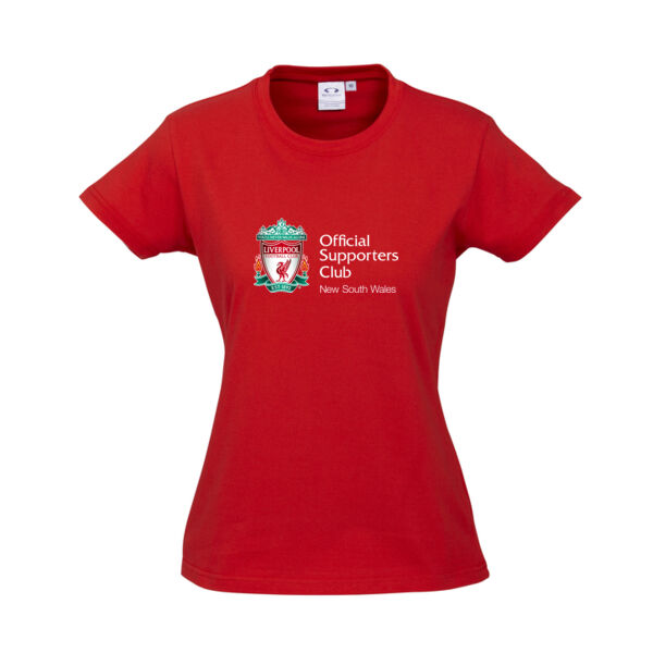 OLSC New South Wales - Large Logo - Womens Tee - Red Thumbnail