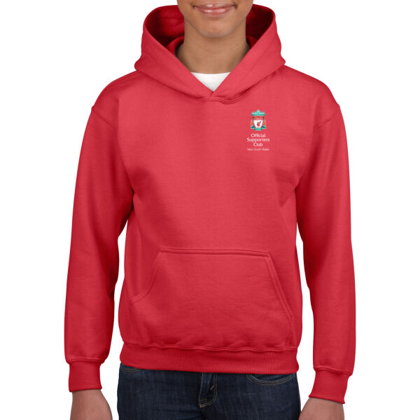 OLSC New South Wales - Small Logo - Youth Hoodie - Red Thumbnail